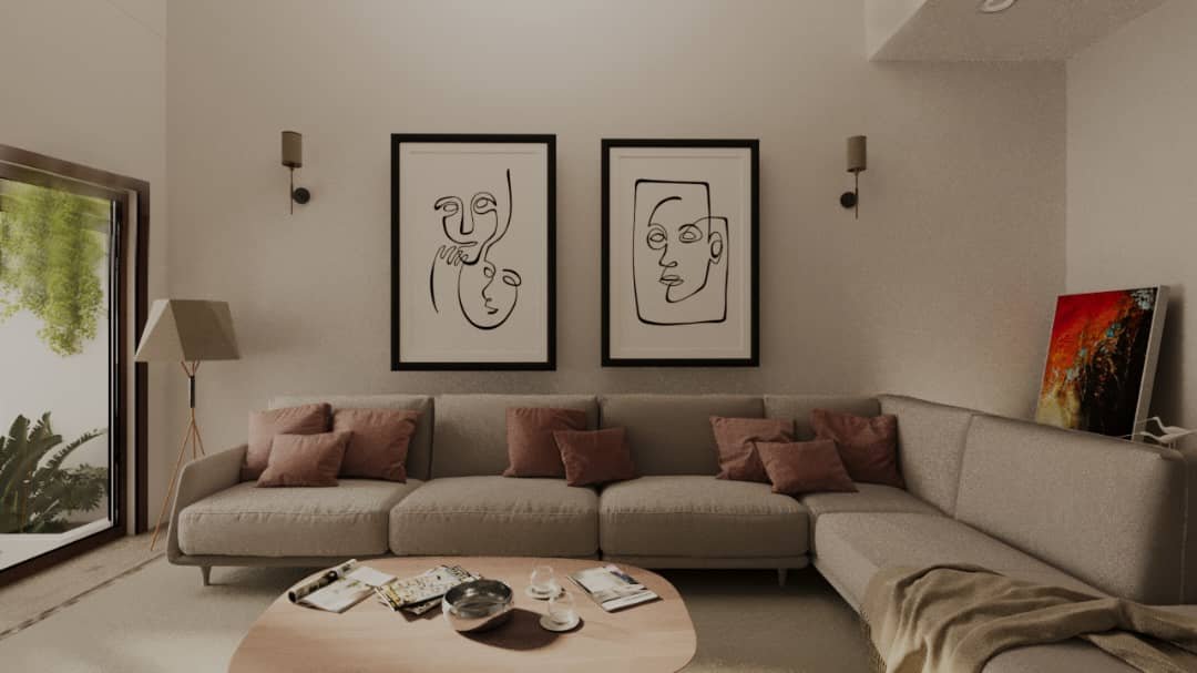 2-bed living